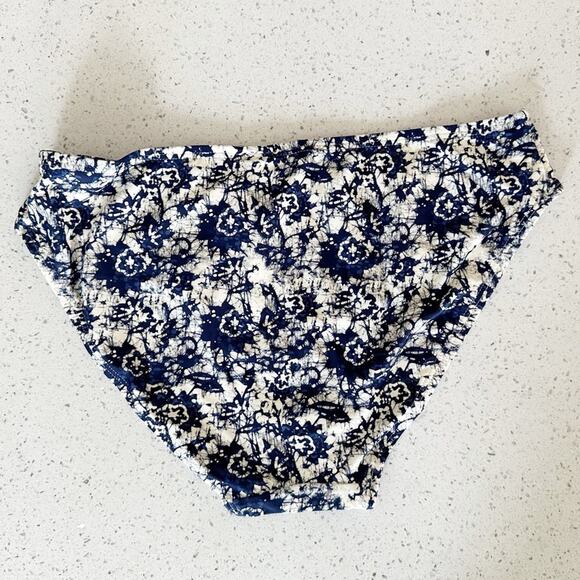 Faherty x Andie Bikini Bottom Island Batik‎ Blue Size Medium - Picture 4 of 6